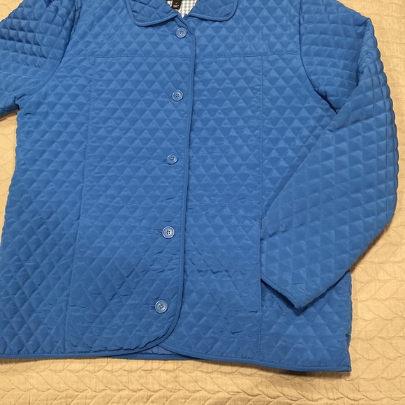 Quilted Diamond Pattern Coat - Picture 9 of 9